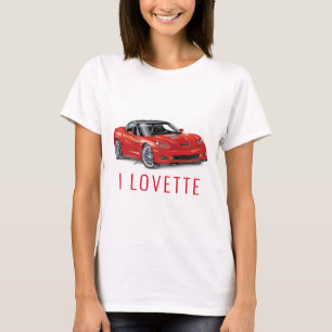 Iロヴェットユニークカーデザイン Tシャツ