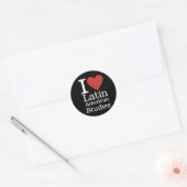 I中南米❤️勉強for Students/Faculty ラウンドシール (封筒)