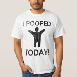 I今日PoopedのTシャツ Tシャツ