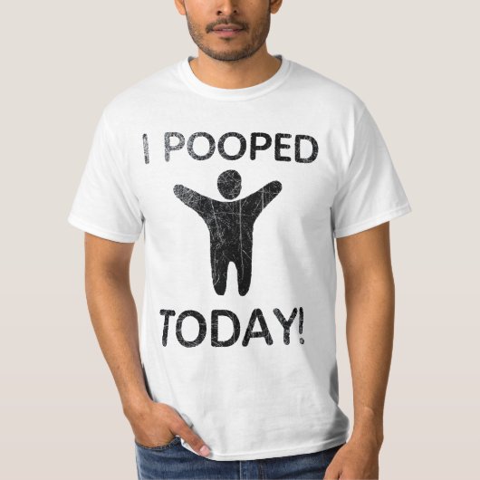I今日PoopedのTシャツ Tシャツ (正面)