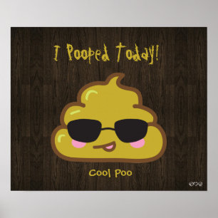 I今日Pooped! -クールなPoo ポスター
