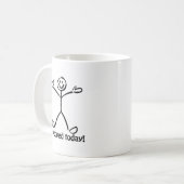 I今日Pooped コーヒーマグカップ (正面左)