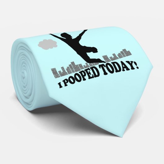 I今日Pooped ネクタイ (ロール)