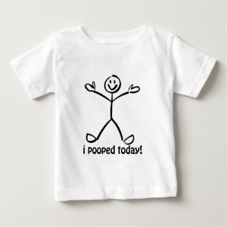 I今日Pooped ベビーTシャツ