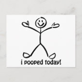I今日Pooped ポストカード (正面)