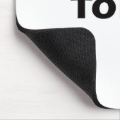 I今日Pooped マウスパッド (コーナー)