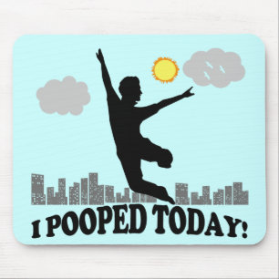 I今日Pooped マウスパッド