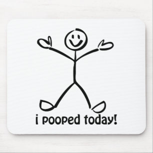 I今日Pooped マウスパッド