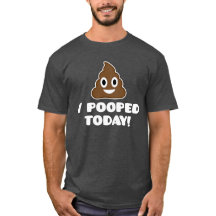 I今日Pooped! (emojiのワイシャツ)
