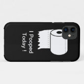 I今日Pooped! iPhoneの場合 Case-Mate iPhoneケース (裏面(横))