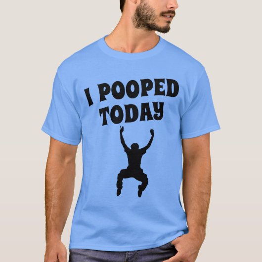 I今日POOPED Tシャツ (正面)