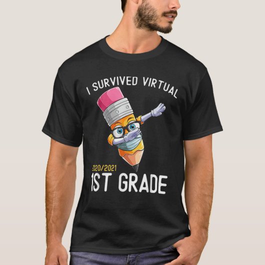 I仮想生き延び1年生学期卒業クラス Tシャツ (正面)