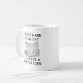 I作業懸命 コーヒーマグカップ (正面左)