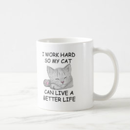 I作業懸命 コーヒーマグカップ