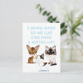 I作業懸命 ポストカード (スタンド正面)