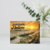 I信じやる気を起こさせる葉書 ポストカード (スタンド正面)