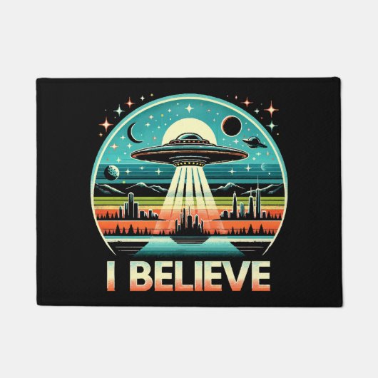 I信じ - UFO ドアマット (正面)