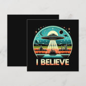 I信じ - UFO 招待状 (正面/裏面)