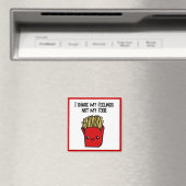 I共有感覚Not Food おもしろいかわいいフリース漫画 マグネット (インサイチュ (食洗機))