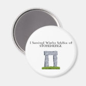 I冬生き延び至アットストーンヘンジ マグネット (正面/裏面)