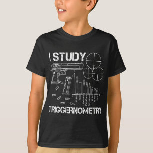 I勉強トリガーノメトリー銃 Tシャツ