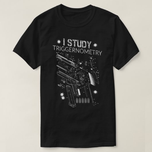 I勉強Triggernometry Gun第2補正USA Fl Tシャツ (デザイン正面)