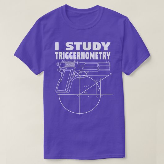 I勉強Triggernometry Gun Owner 2nd Amment  Tシャツ (デザイン正面)