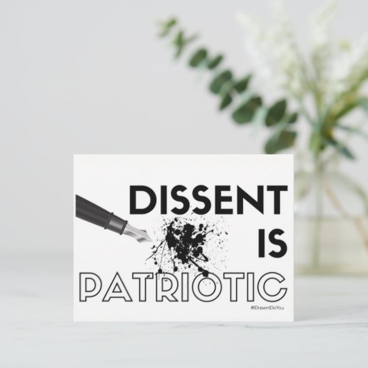 I反対はがき – Ink ポストカード (スタンド正面)