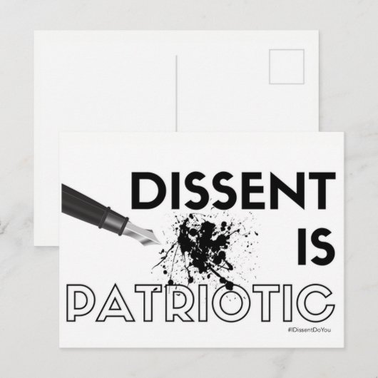 I反対はがき – Ink ポストカード (正面/裏面)