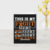 I反射性ジストロフィー疼痛症候群RSD CRPSと闘う カード (黄色い花)