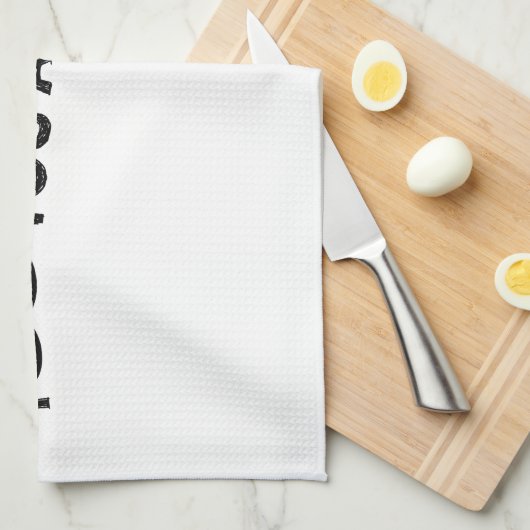 I口ひげ質問 キッチンタオル (四つ折り)