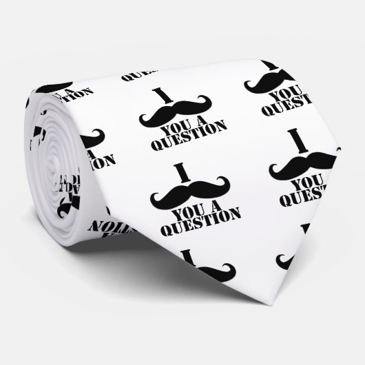 I口ひげ質問 ネクタイ (ロール)