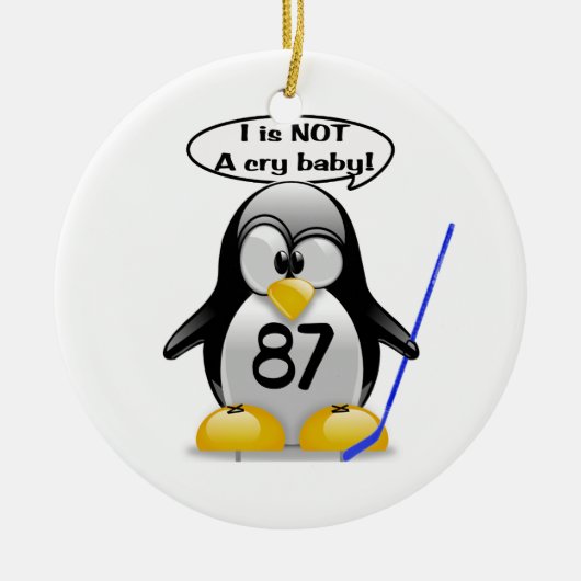 I叫びのベビーの木のオーナメントはありません セラミックオーナメント (正面)