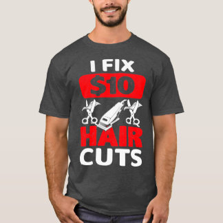 I固定10ヘアカット理容師引用文 Tシャツ