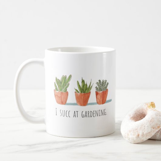 I園芸|のマグのSucc コーヒーマグカップ (ドーナツ)