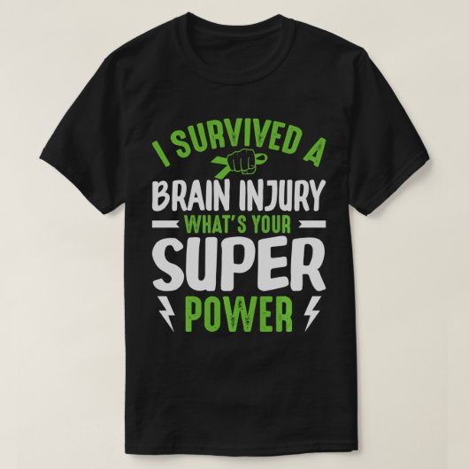 I外傷性生き延び脳損傷TBI認識度Su Tシャツ (デザイン正面)