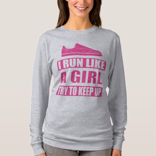 I女の子のように走られて Tシャツ (正面)
