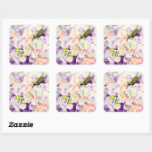 I封筒用シール結婚と結婚式用シール スクエアシール (シート)