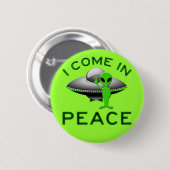 I平和-エイリアン入って来 缶バッジ (正面&裏面)