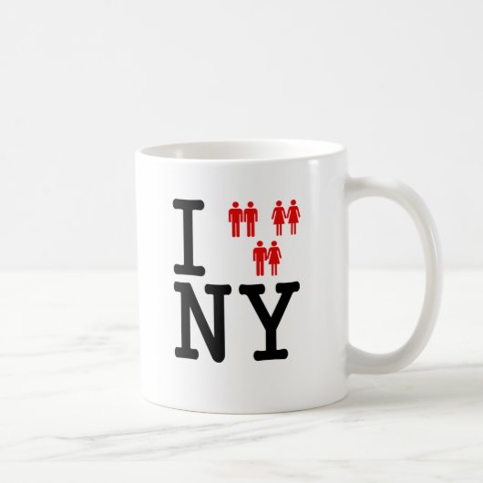I平等NYのマグ コーヒーマグカップ (右)