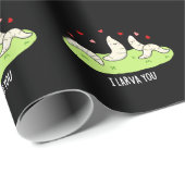 I幼虫あなたおもしろい幼虫はプンダークBGを愛 ラッピングペーパー (ロールコーナー)