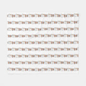 I幽霊ピープル年間のまわりに幽霊オレンジ フリースブランケット (正面(横))