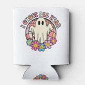 I幽霊レトロハロウィーン 缶クーラー (裏面)