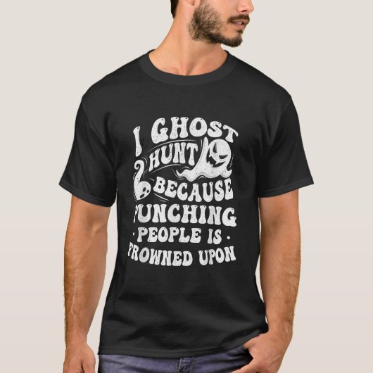 I幽霊狩り幽霊狩り超常現象研究者G Tシャツ (正面)