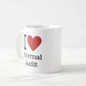I従業員❤️向け内部監カスタム査 コーヒーマグカップ (正面左)