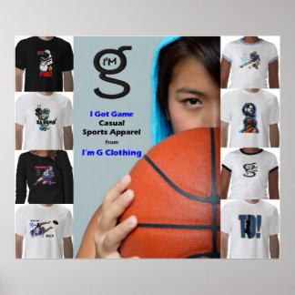 I'得 M G Clothingのゲームポスター ポスター