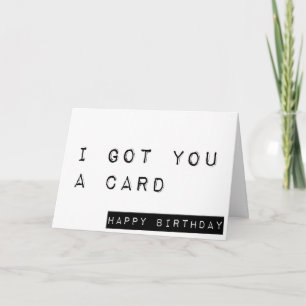I得 You A Card,ハッピーバースデー,おもしろい誕生日 カード