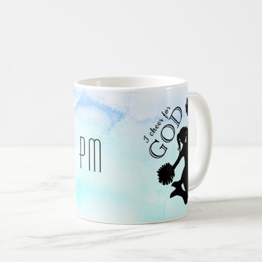I応援フォーゴッドコーヒー/ティーマグ コーヒーマグカップ (正面右)