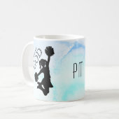 I応援フォーゴッドコーヒー/ティーマグ コーヒーマグカップ (正面左)