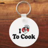 I愛するハートへ調理師 – シェフベイカー料理恋人 キーホルダー (正面)